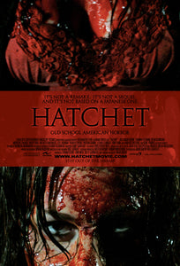 HATCHET - RARE Autographed Poster (original 2006 festival version)