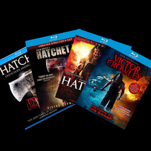 HATCHET - Full Franchise Autographed Blu-Ray Set
